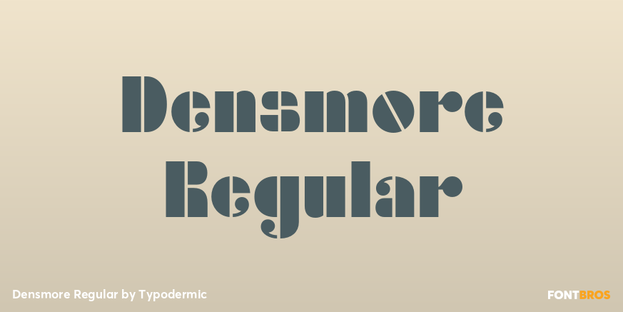 Densmore Regular Poster