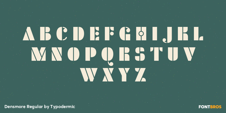 Densmore Regular Font Poster #1