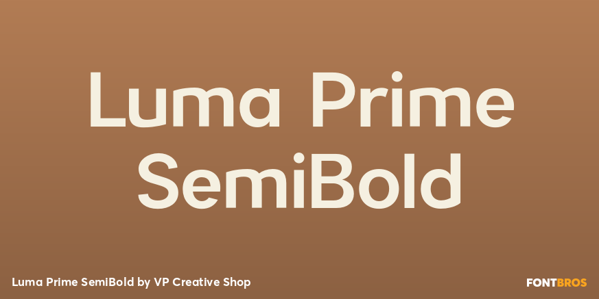 Luma Prime SemiBold Poster