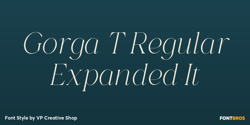 Gorga T Regular Expanded It Poster