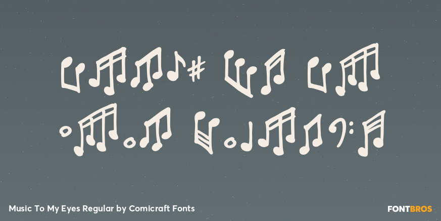 Music To My Eyes Regular Poster