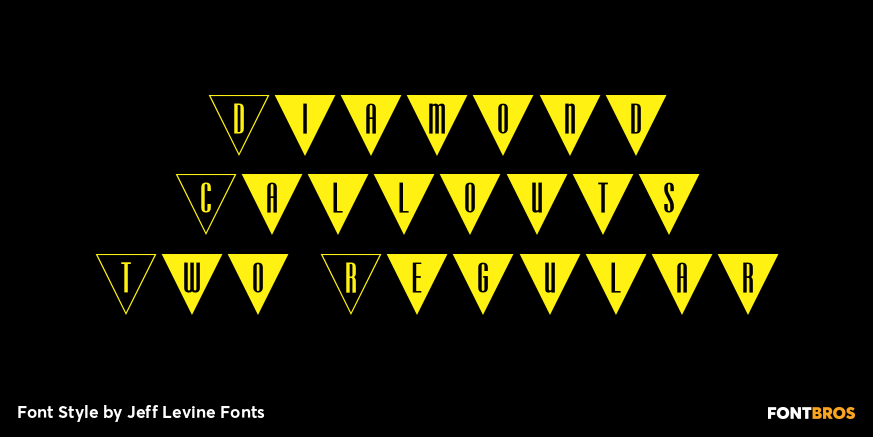 Diamond Callouts Two Regular Poster