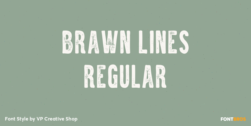 Brawn Lines Regular Poster