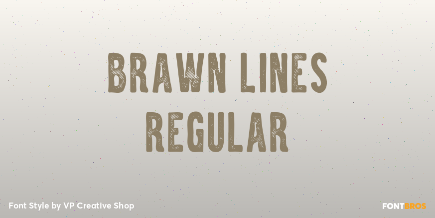 Brawn Lines Regular Poster