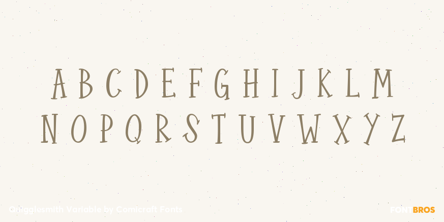 Quigglesmith Variable Font Poster #2