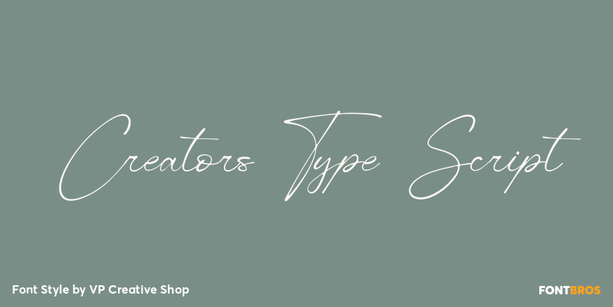 Creators Type Script Poster