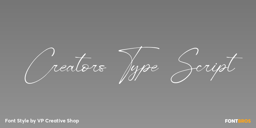 Creators Type Script Poster