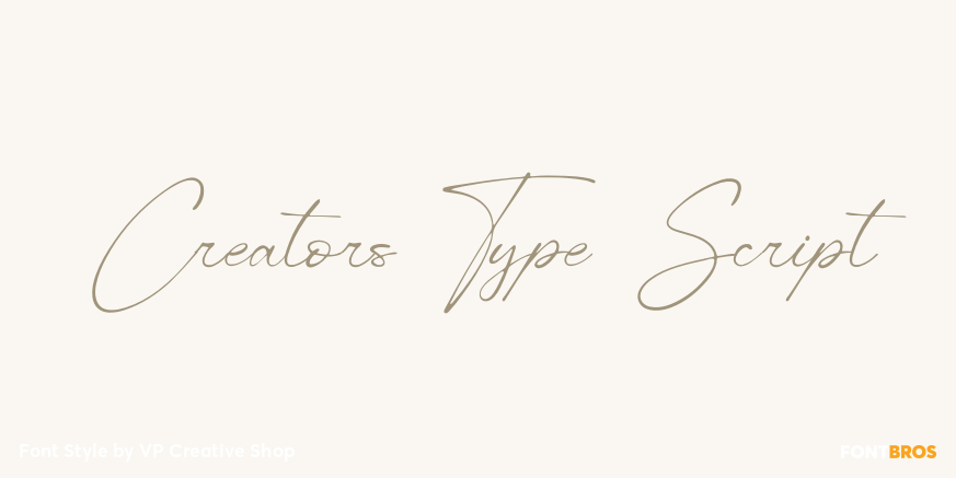 Creators Type Script Poster