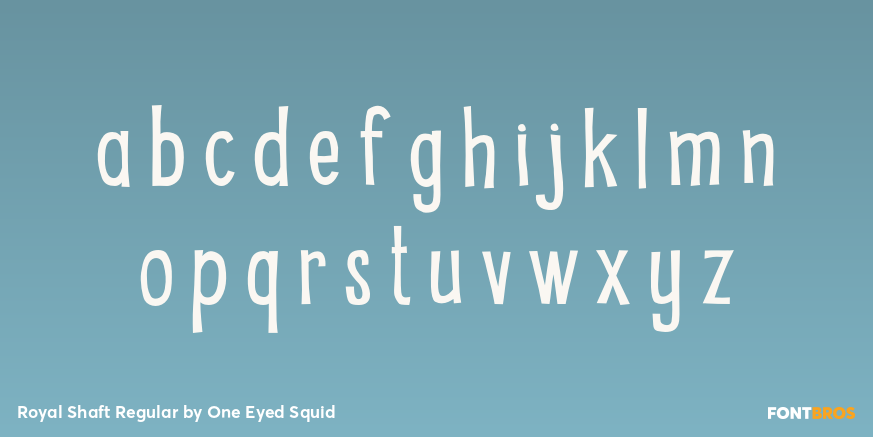 Royal Shaft Regular Font Poster #3