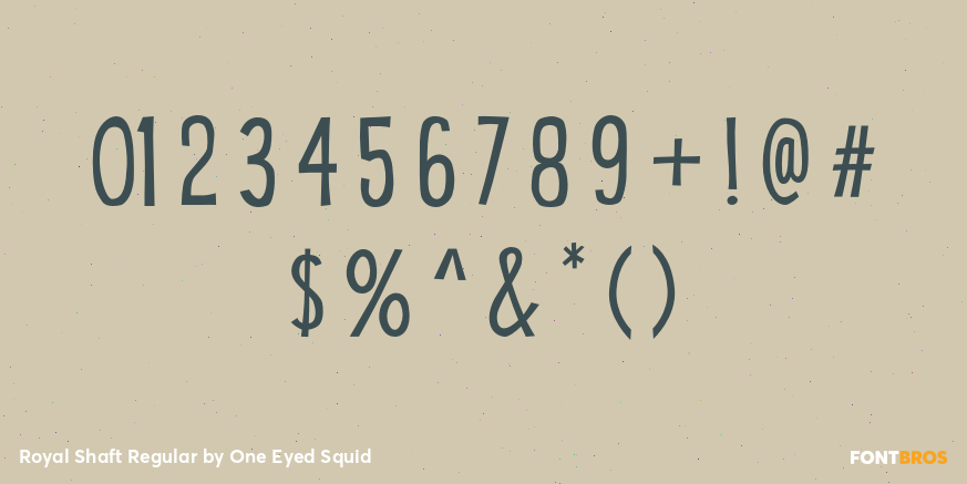 Royal Shaft Regular Font Poster #4