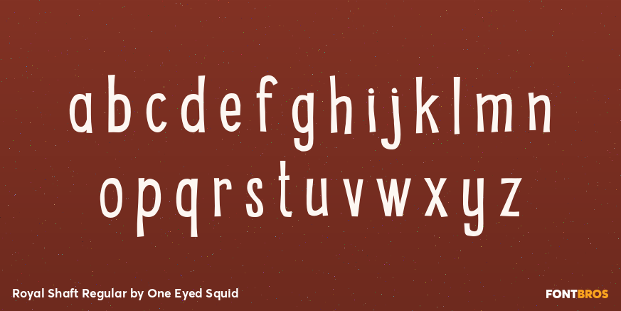 Royal Shaft Regular Font Poster #1