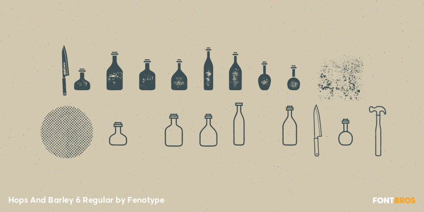Hops And Barley 6 Regular Font Poster #1