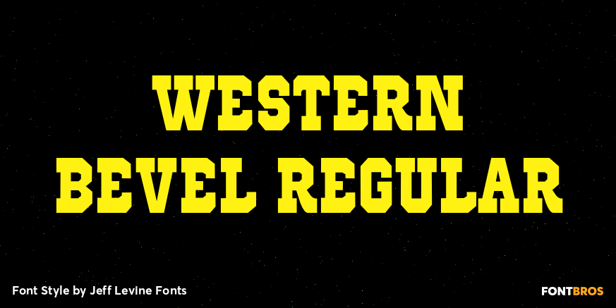 Western Bevel Regular Poster