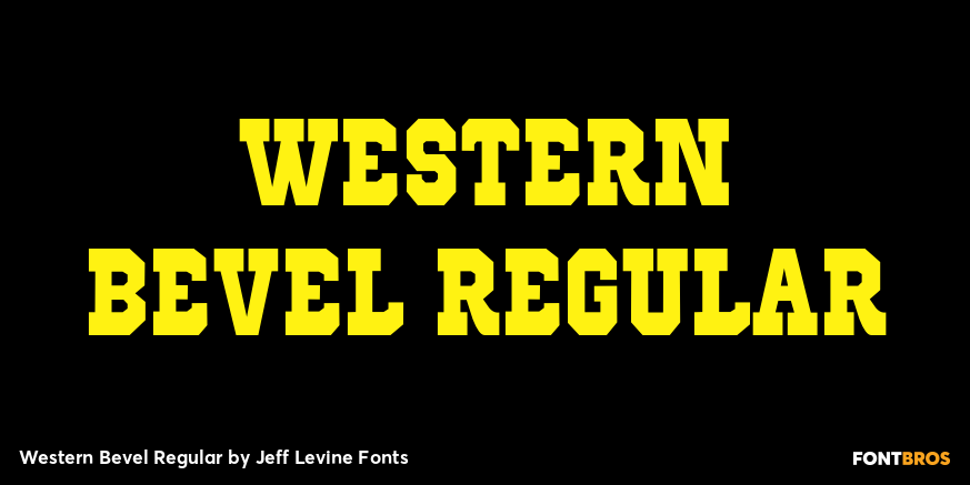 Western Bevel Regular Poster