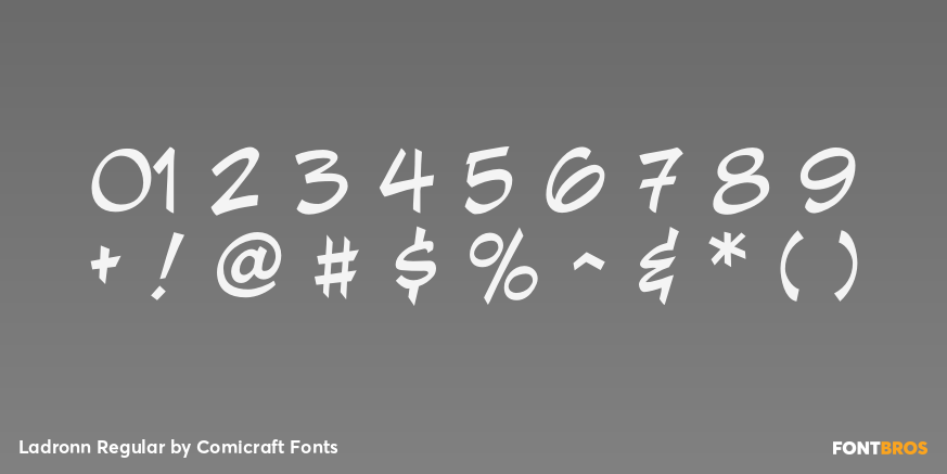 Ladronn Regular Font Poster #4