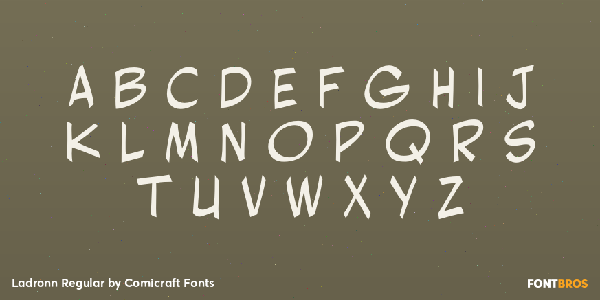 Ladronn Regular Font Poster #2