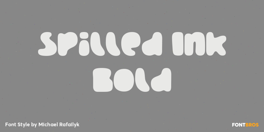 Spilled Ink Bold Poster