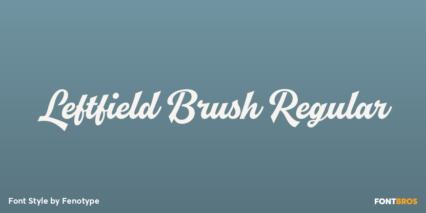 Leftfield Brush Regular Poster