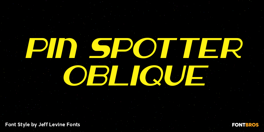 Pin Spotter Oblique Poster