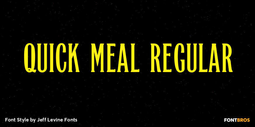 Quick Meal Regular Poster
