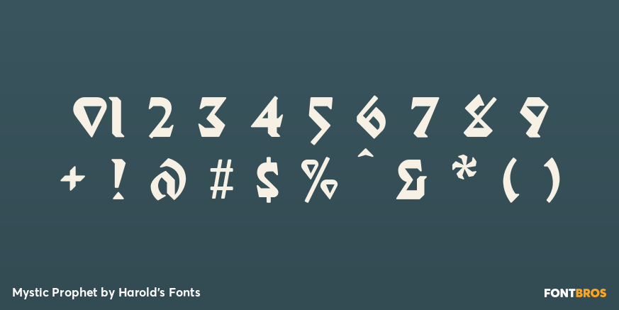 Mystic Prophet Font Poster #4