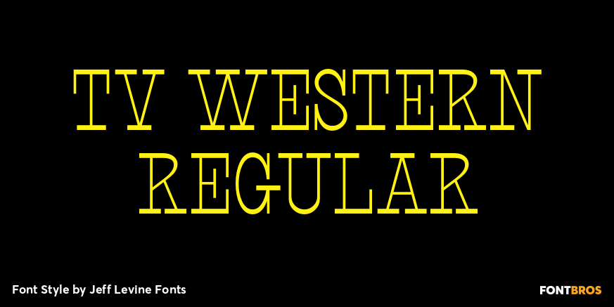 TV Western Regular Poster