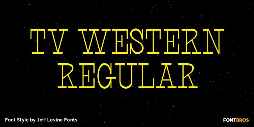 TV Western Regular Poster