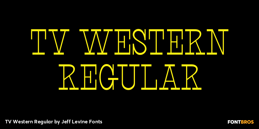 TV Western Regular Poster