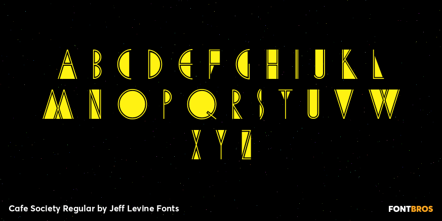 Cafe Society Regular Font Poster #3