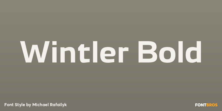 Wintler Bold Poster