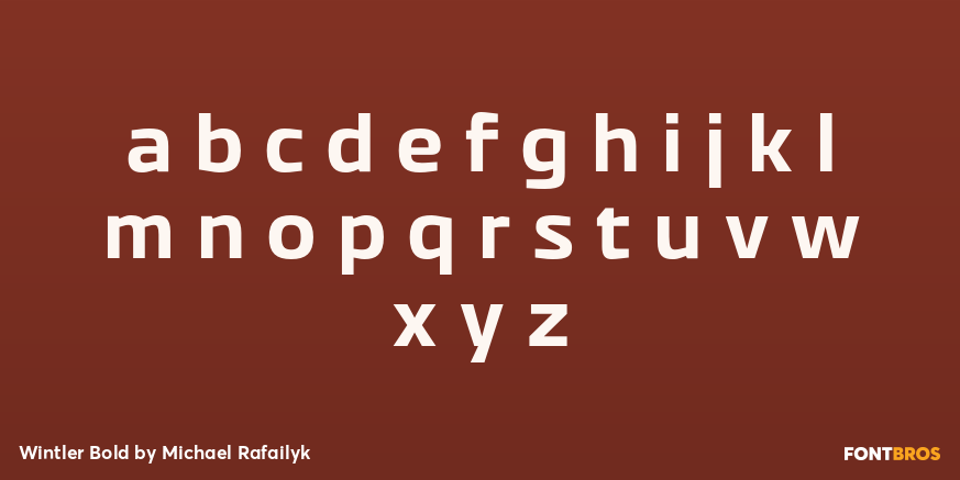 Wintler Bold Font Poster #1