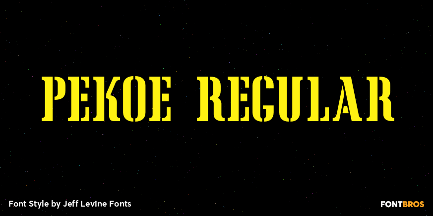 Pekoe Regular Poster