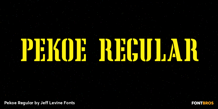 Pekoe Regular Poster