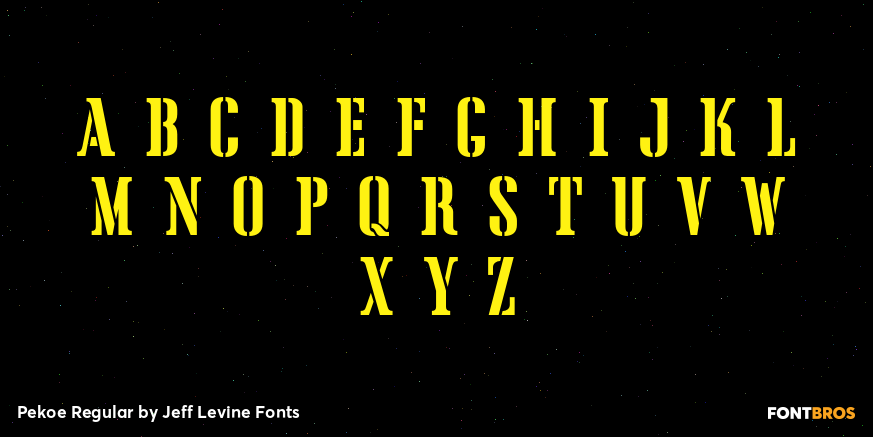 Pekoe Regular Font Poster #1