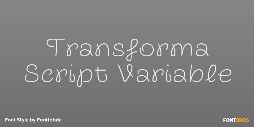 Transforma Script Variable Poster