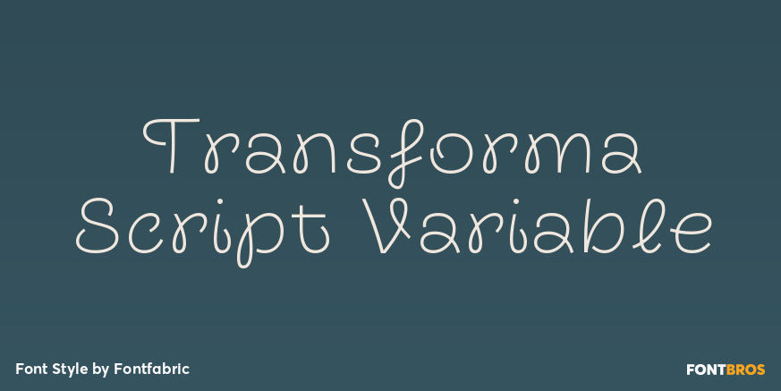 Transforma Script Variable Poster