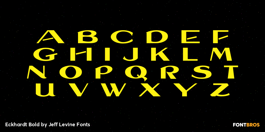 Eckhardt Bold Font Poster #3