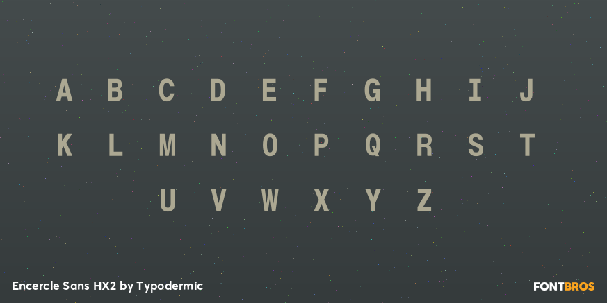 Encercle Sans HX2 Font Poster #2