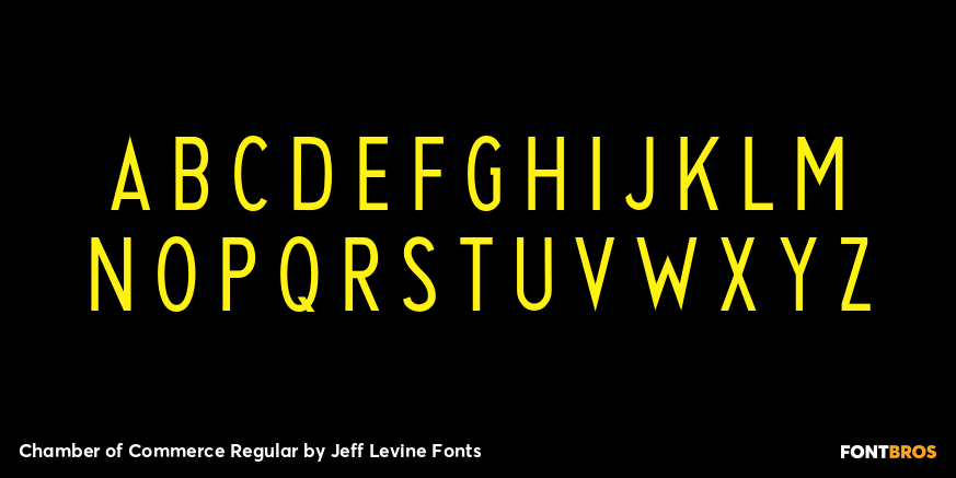 Chamber of Commerce Regular Font Poster #3