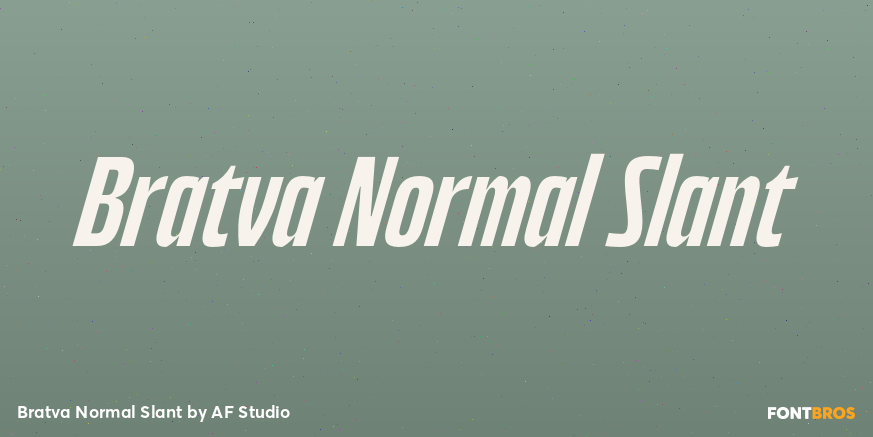 Bratva Normal Slant Poster