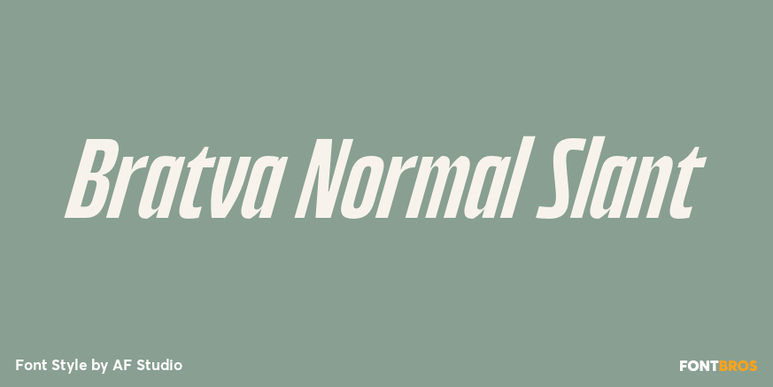 Bratva Normal Slant Poster