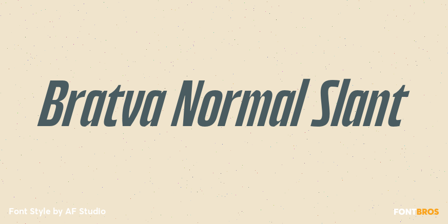 Bratva Normal Slant Poster