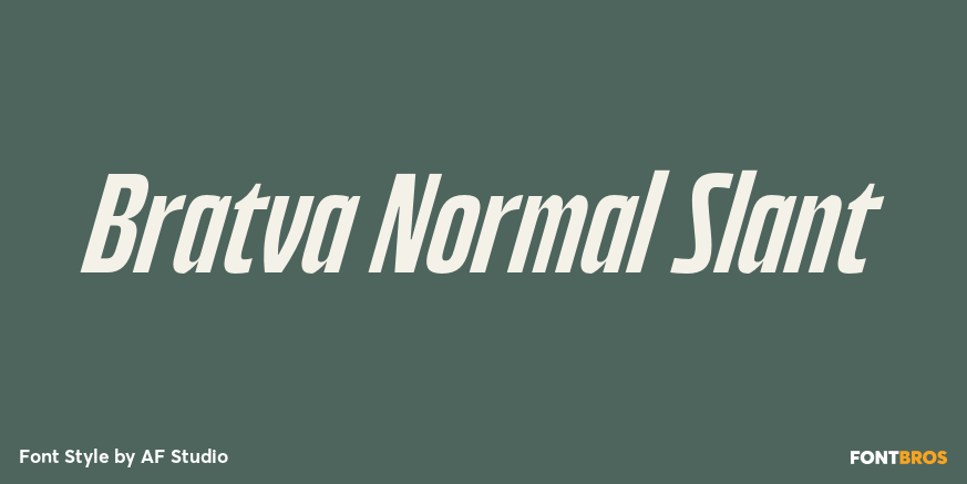 Bratva Normal Slant Poster