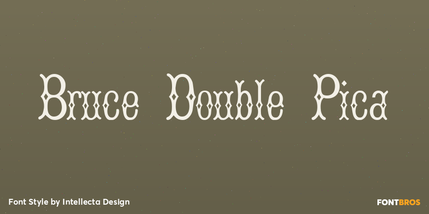 Bruce Double Pica Poster