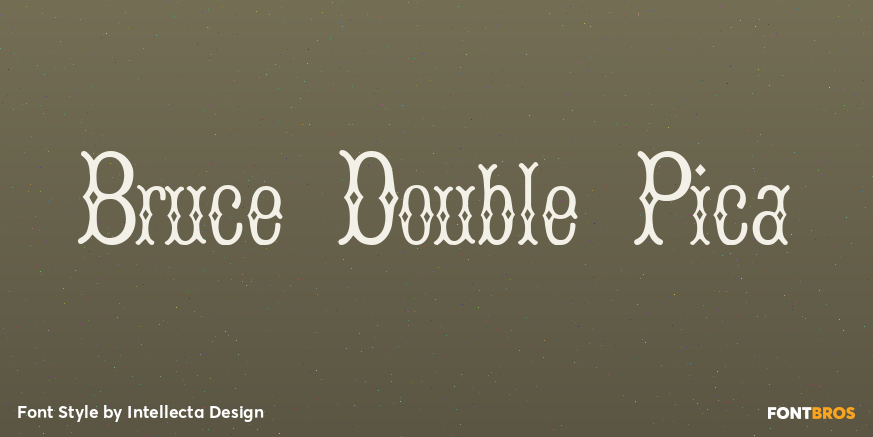 Bruce Double Pica Poster