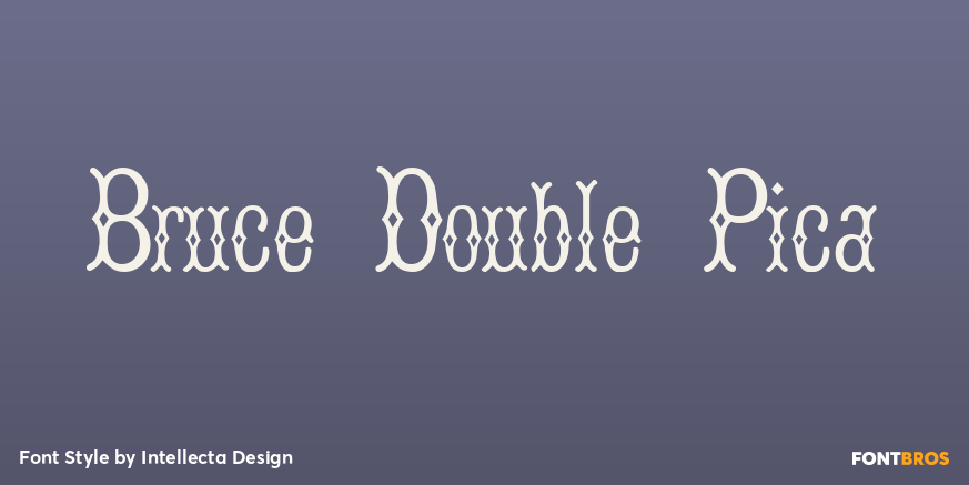 Bruce Double Pica Poster