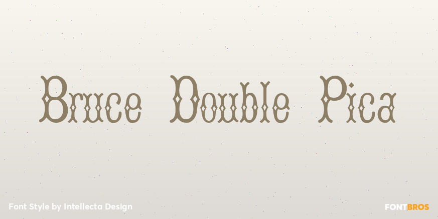 Bruce Double Pica Poster