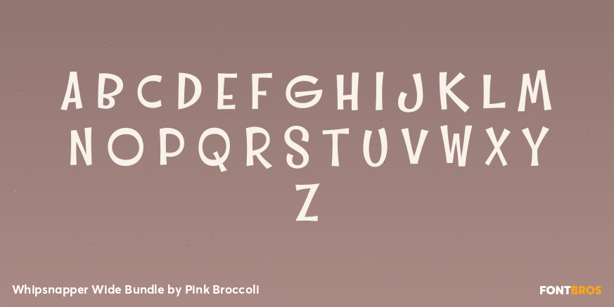 Whipsnapper Wide Bundle Font Poster #2