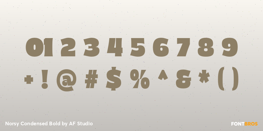 Norsy Condensed Bold Font Poster #4