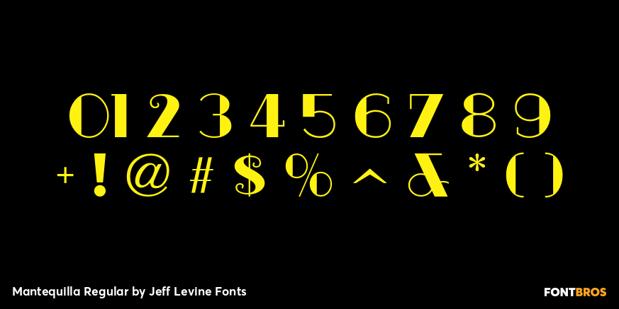 Mantequilla Regular Font Poster #1